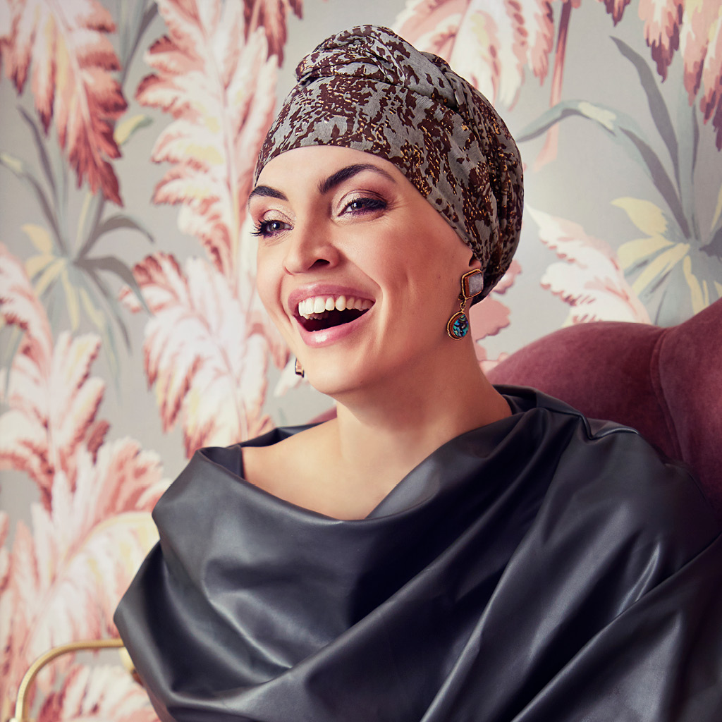 Amber - Boho Turban Printed