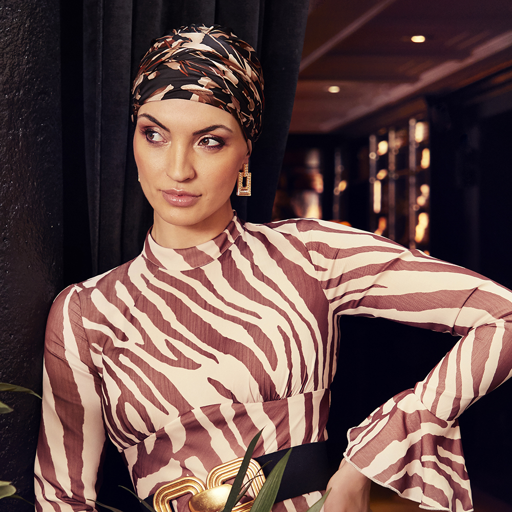 Sapphire - Boho Turban Printed