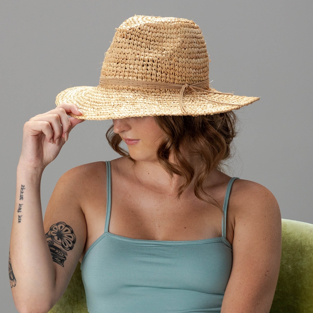 Natalie Raffia Fedora