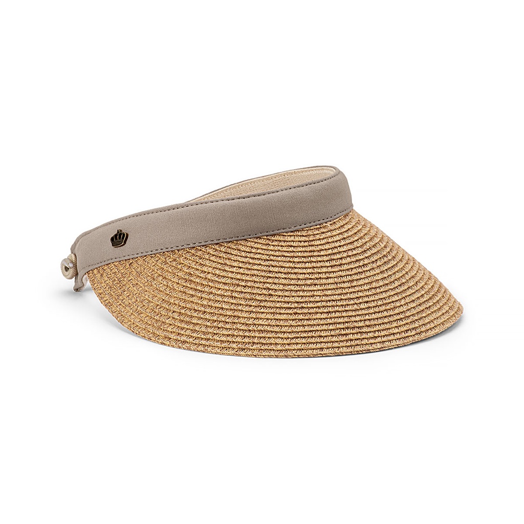 Airlie - Braided Visor W/ Linen