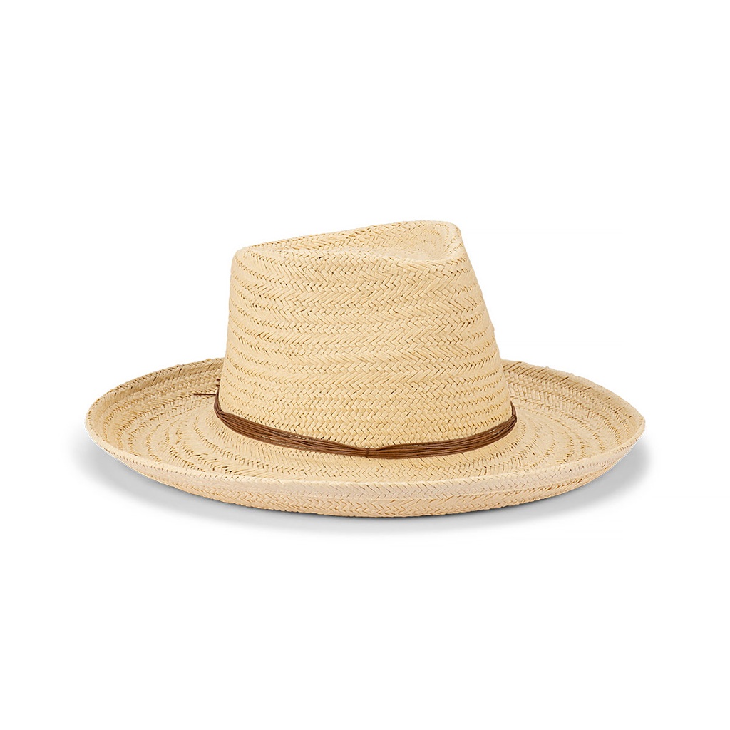 Alexa - Woven Natural Fibre Turned Brim