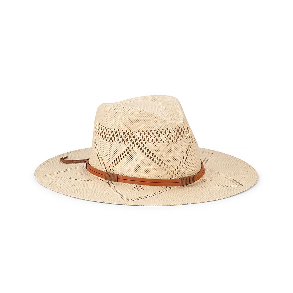 Barcelona - Vented Natural Fibre Fedora