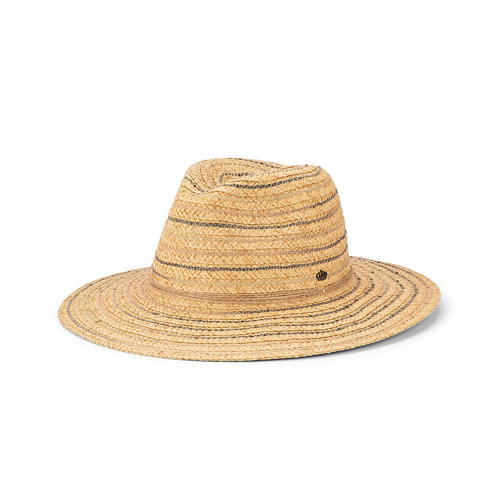 Byron - Wide Braid Natural Fibre Fedora