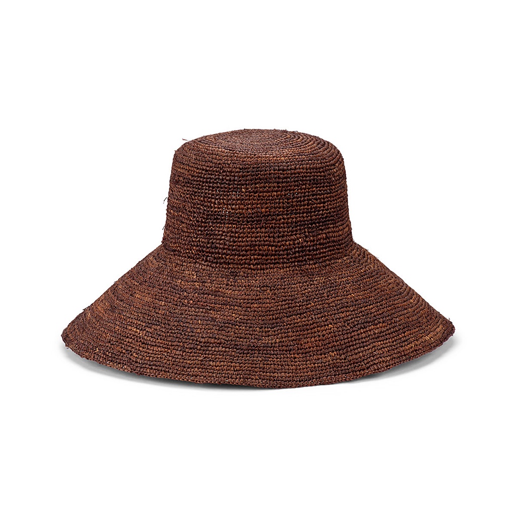 Conway - Crochet Raffia Shapeable Wide Brim