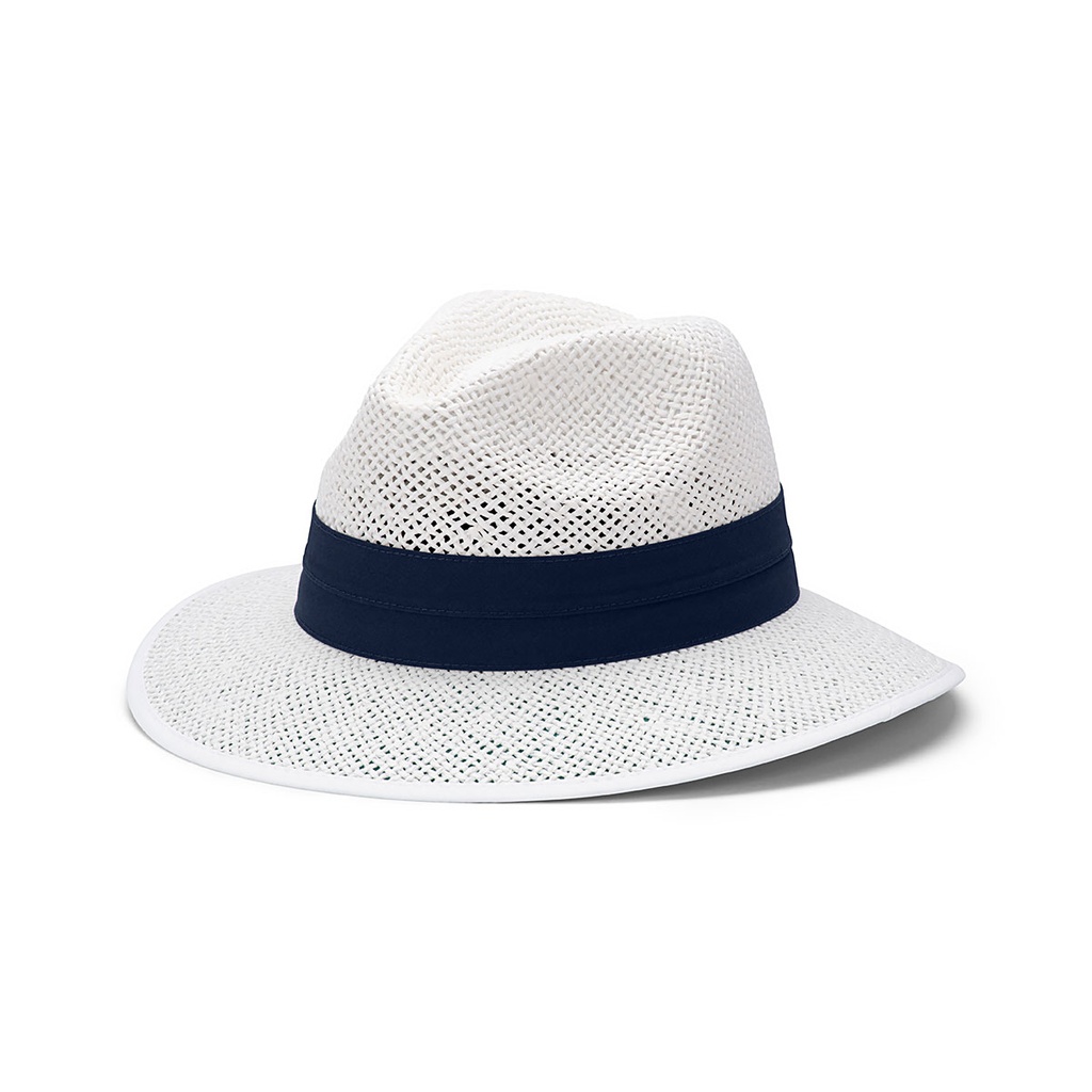 Desmond - White Openweave Panama/Gu/Tip