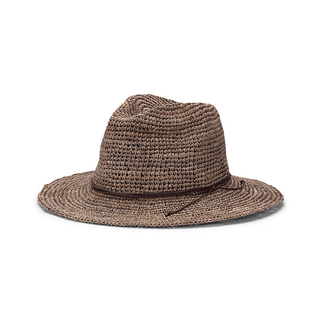 Genevieve - Crochet Raffia Fedora