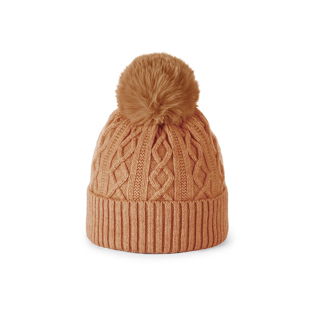 Ice Maiden - Australian Wool Pom Beanie