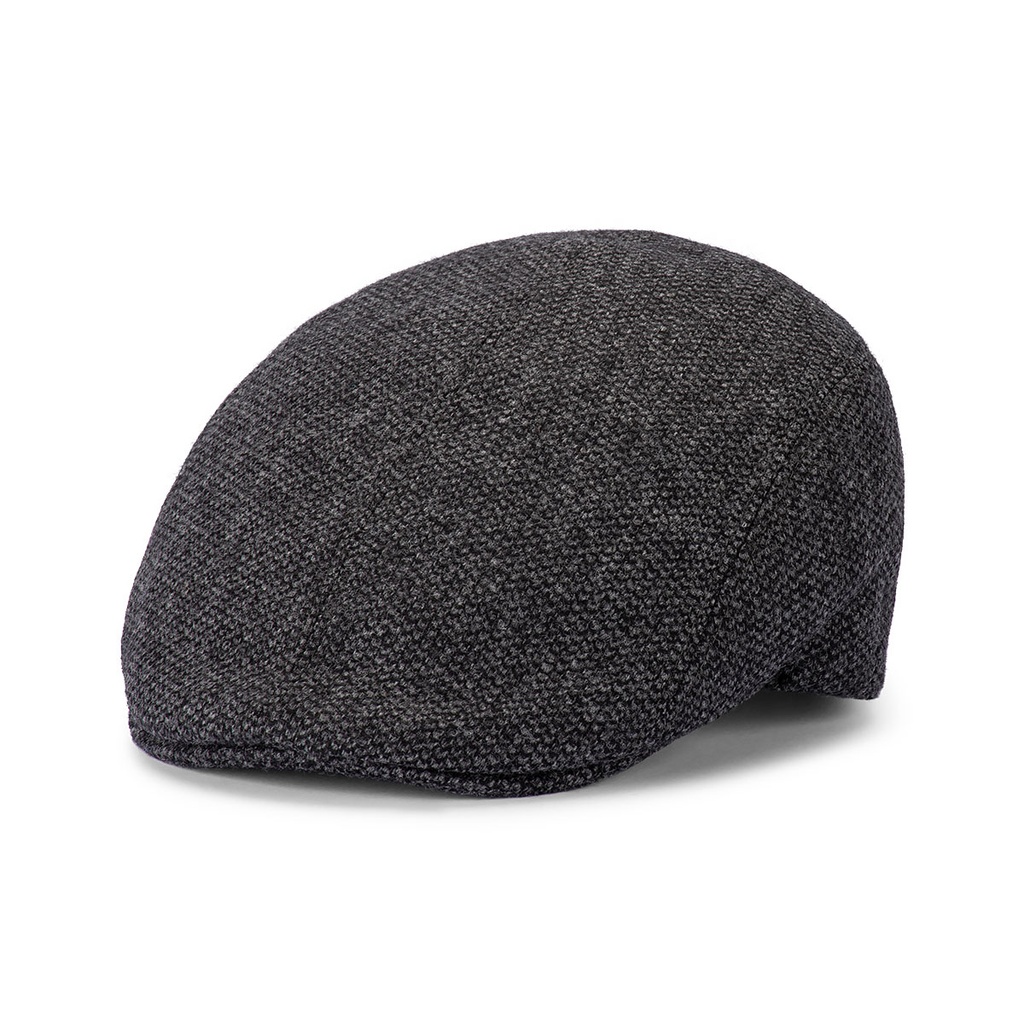Lazio - Italian Virgin Wool Cashmere Ear Flap Flat Cap