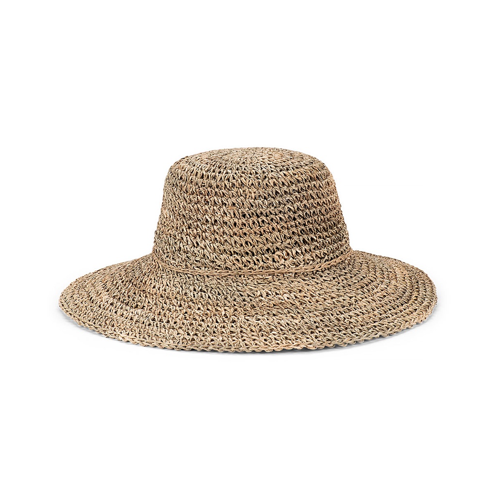 Malta - Crochet Seagrass Wide Brim