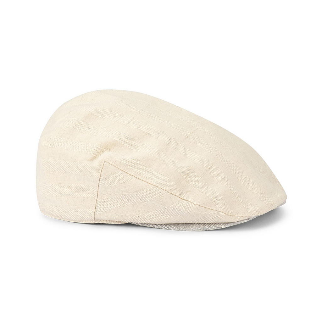 Manhattan - Linen Blend Flat Cap