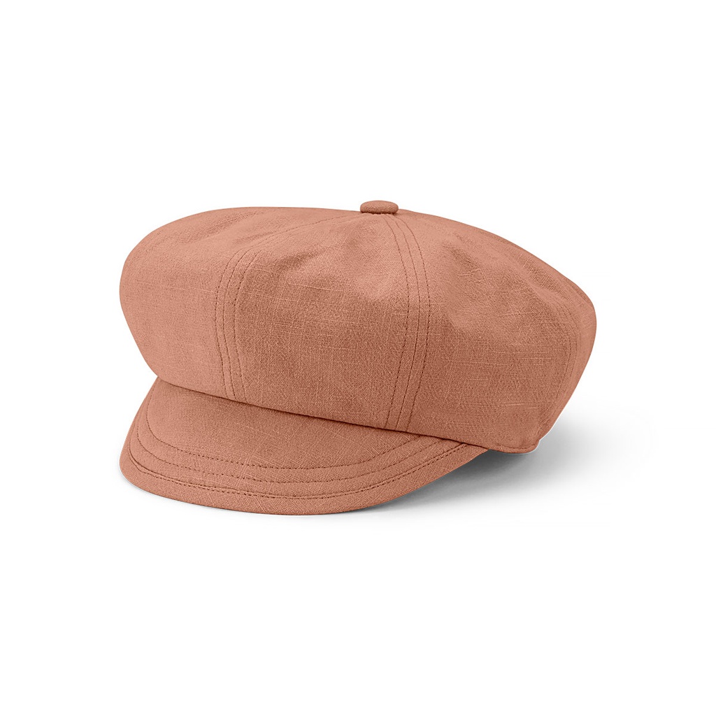 Marley - Linen / Cotton Bakerboy Cap