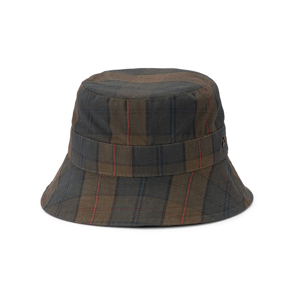 Matera - Italian Waterproof Waxed Cotton Check Hat