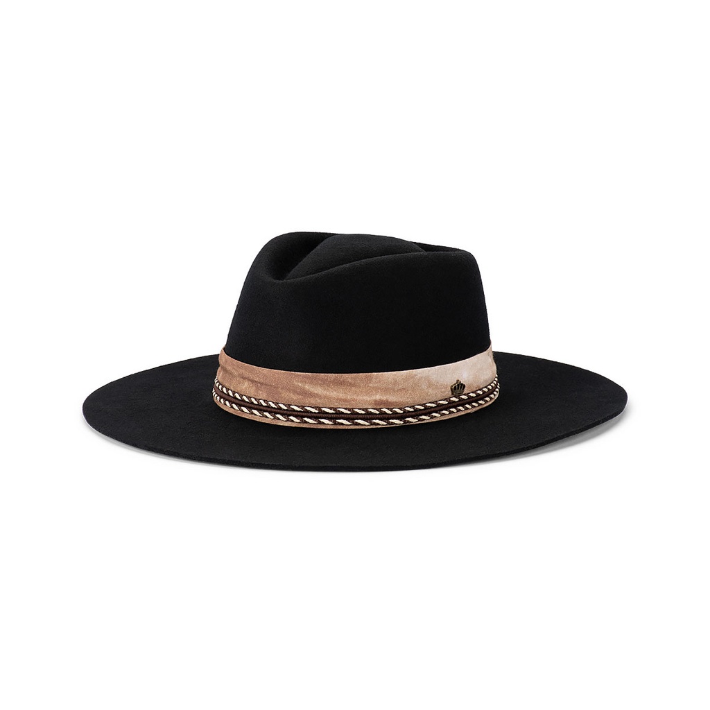 Natalia - Australian Wool Felt Diamond Crown Hat