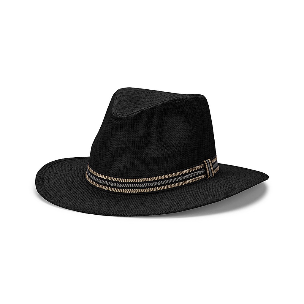 Noah - Polyester Wide Brim With Ribbon Band