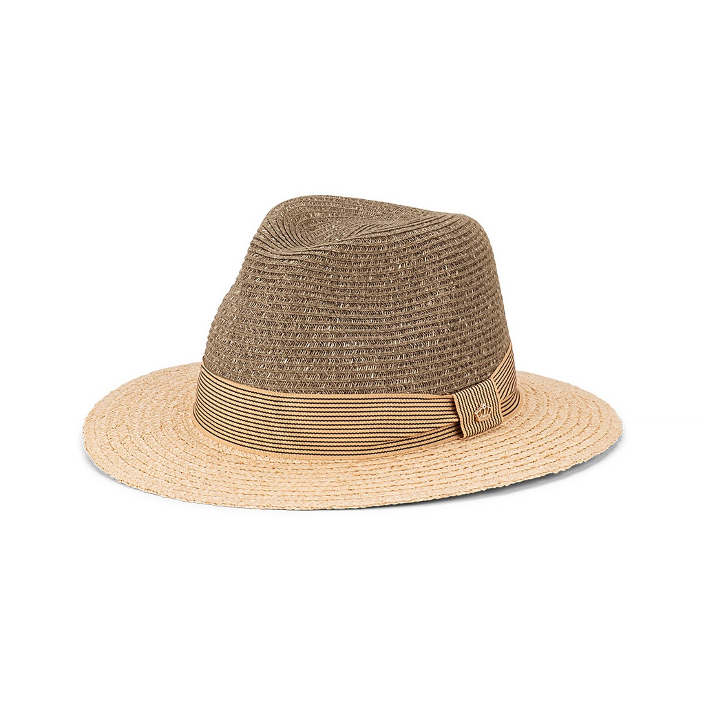 Ricardo - Natural Fibre Raffia Brim Fedora