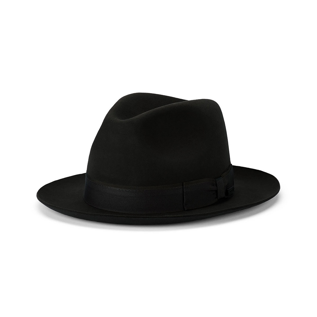The Hustler - Cashmere Wool Gutter Brim Fedora