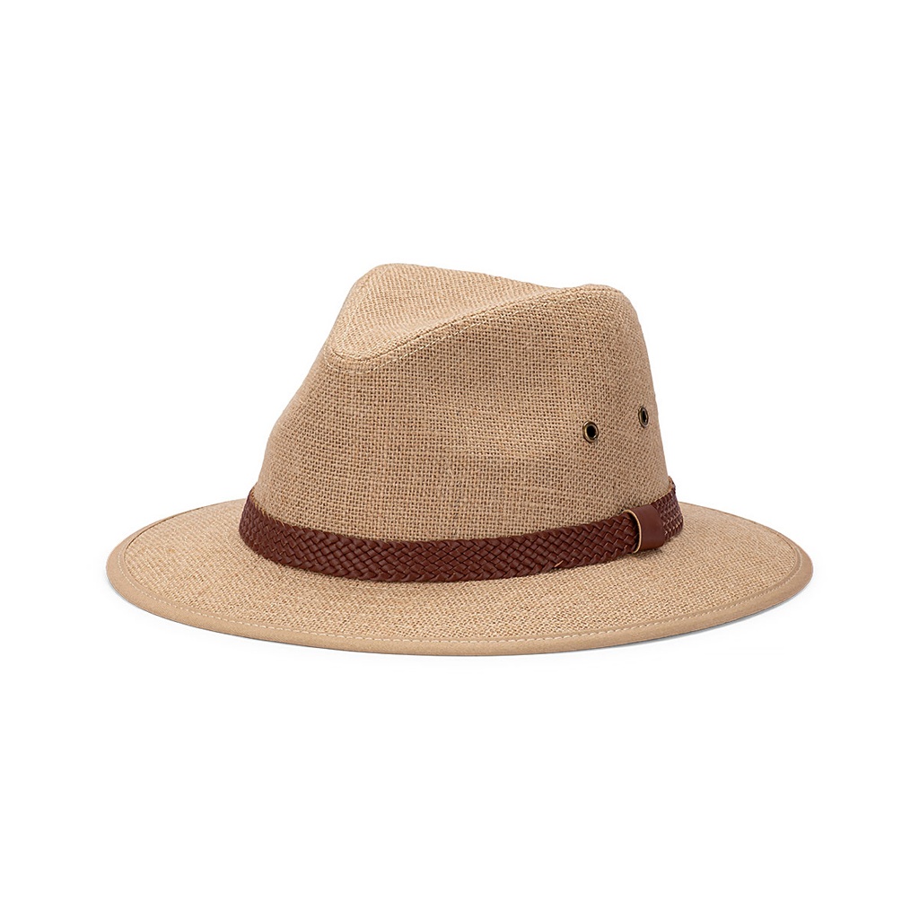 Trent - Hemp Safari Canvas Underbrim