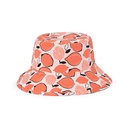 Marlo - Kid'S Cotton Lemon Print Reversible Bucket Hat