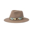 Tyra - Wool Felt Aztec Fedora