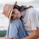 Christine Raffia Fedora