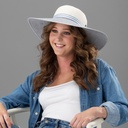 Megan Wide Brim Capeline